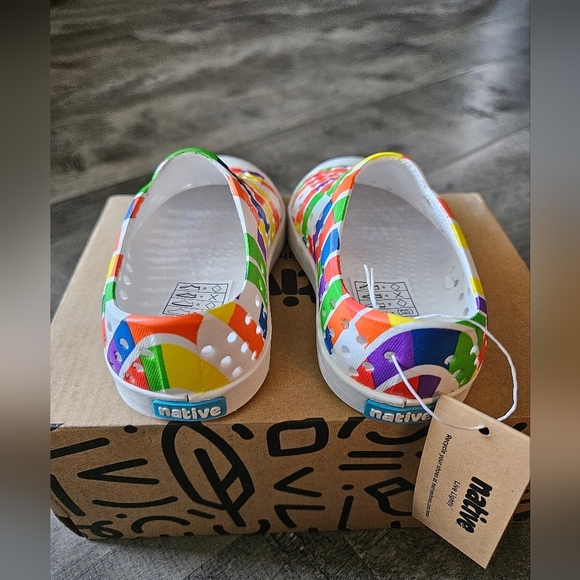 Native Kids Shoes - Multicolor Stripes - Picture 6 of 7